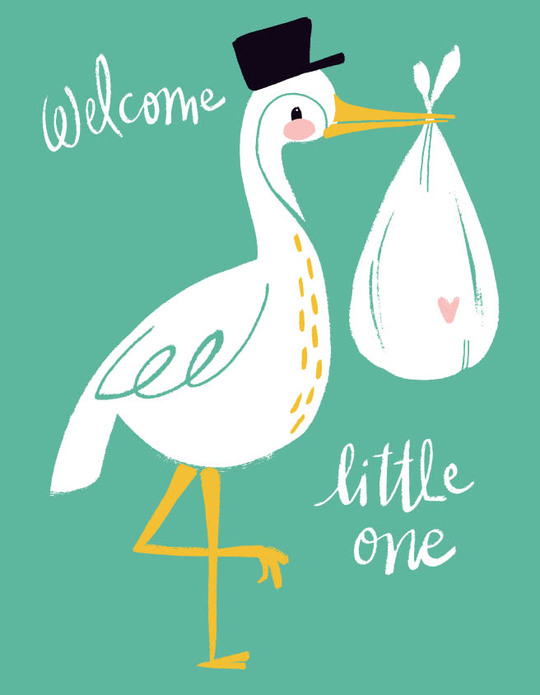 new baby card by Cori Dantini