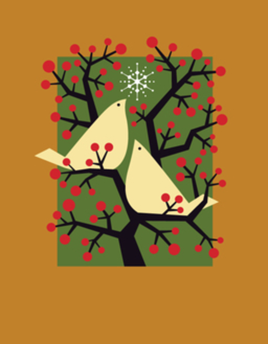 christmas card by Kathleen Casey