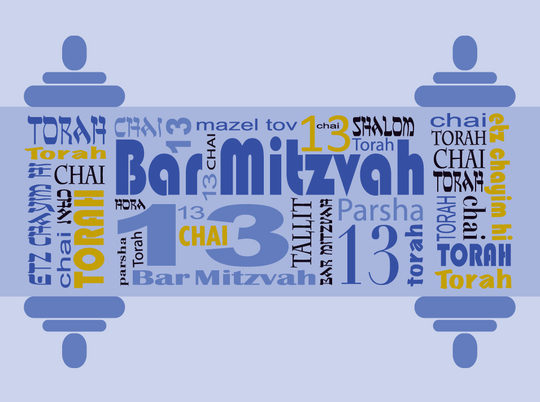 bar/bat mitzvah card by Ann Koffsky
