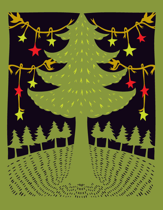 christmas card by Annie Howe