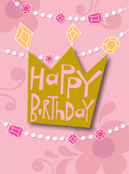 bday-blingin' bday princess crown