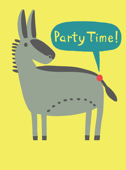 bday-party donkey