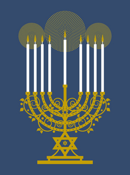 han-beautiful menorah