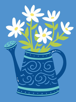 mothr-daisy watering can