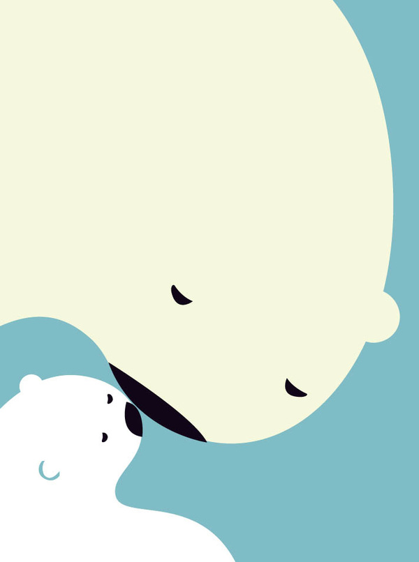 blank-polar bear baby