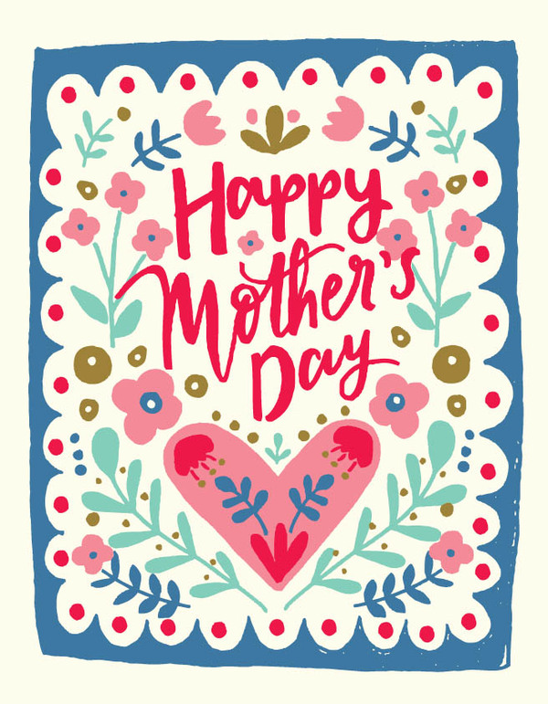 mothr-mother's day frame on pearl field